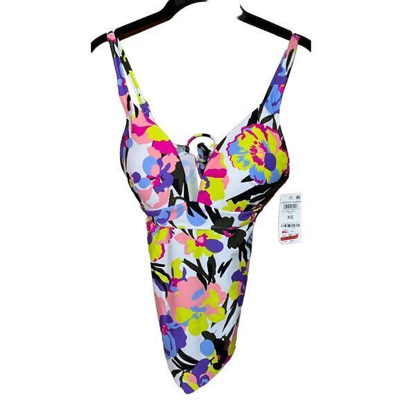 Bar III Other - Bar III Paradise Garden Floral Print Tankini Size XS NWT MSRP $54
